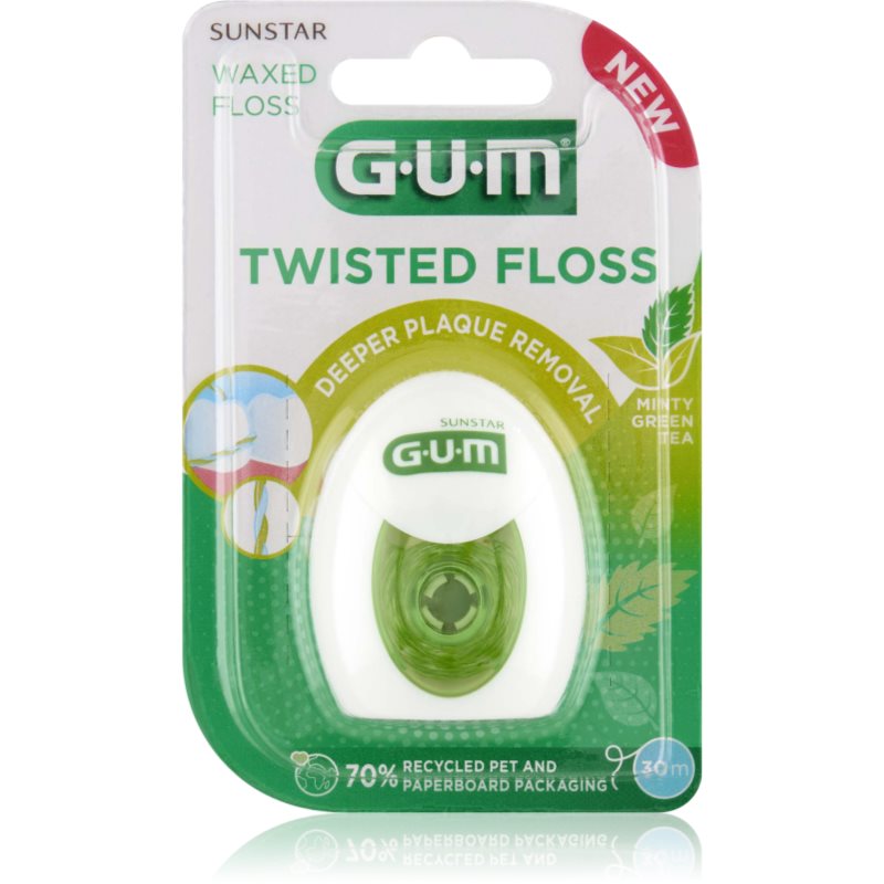 G.U.M Twisted Floss Filo Interdentale 30 M
