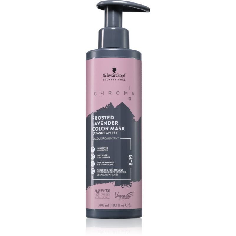 Schwarzkopf Professional Chroma Id Color Mask Intense Bonding Color Mask Per Capelli Colore 8-19 Frosted Lavender 300 Ml