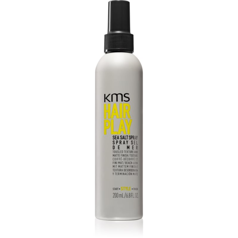 Kms Hair Play Sea Salt Spray Spray Al Sale Per Capelli Per Modellare I Ricci 200 Ml