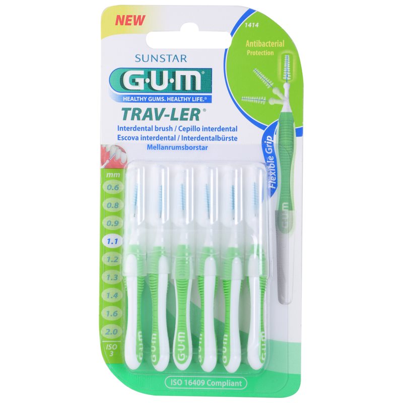 G.U.M Trav-Ler Interdental Scovolini Interdentali 1,1 Mm 6 Pz
