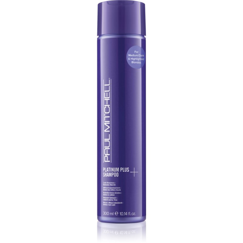 Paul Mitchell Platinum Plus Shampoo Shampoo Per Capelli Biondi E Grigi 300 Ml