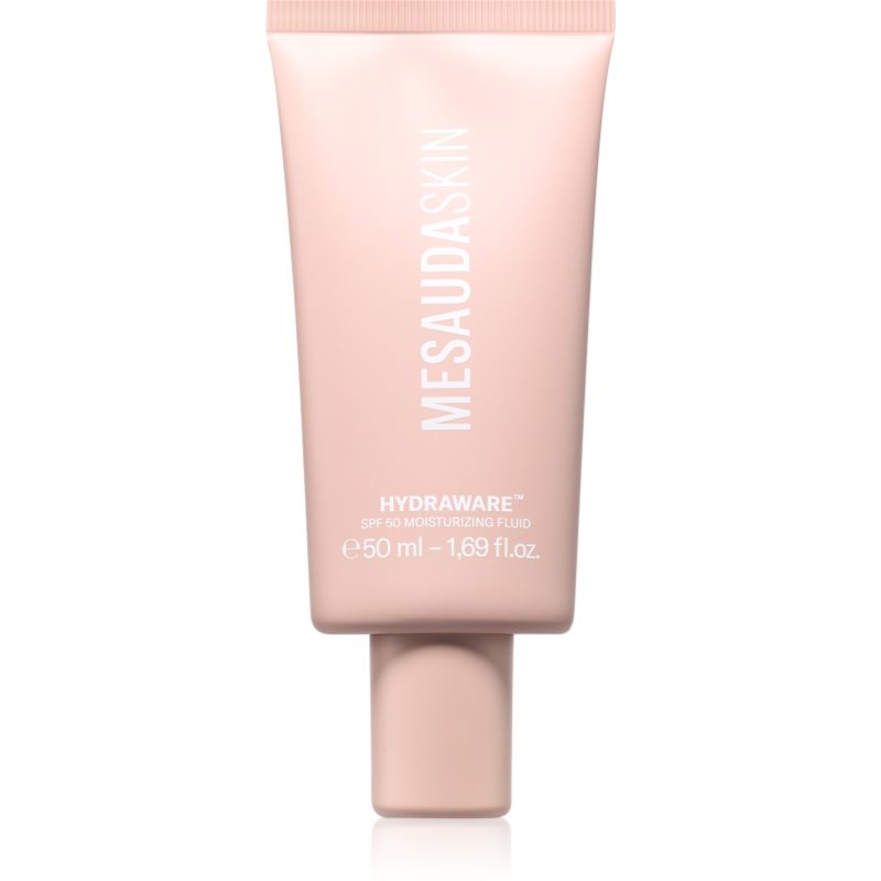 Mesauda Milano Hydraware Hydrating Fluid Spf 50 Fluido Idratante Leggero Spf 50 50 Ml
