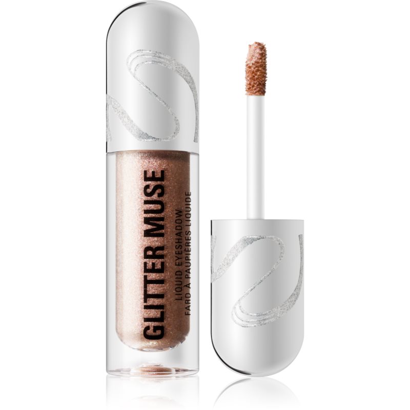 Makeup Revolution Metallic Muse Glitter Muse Ombretti Liquidi Glitter Colore Gold 3.5 Ml