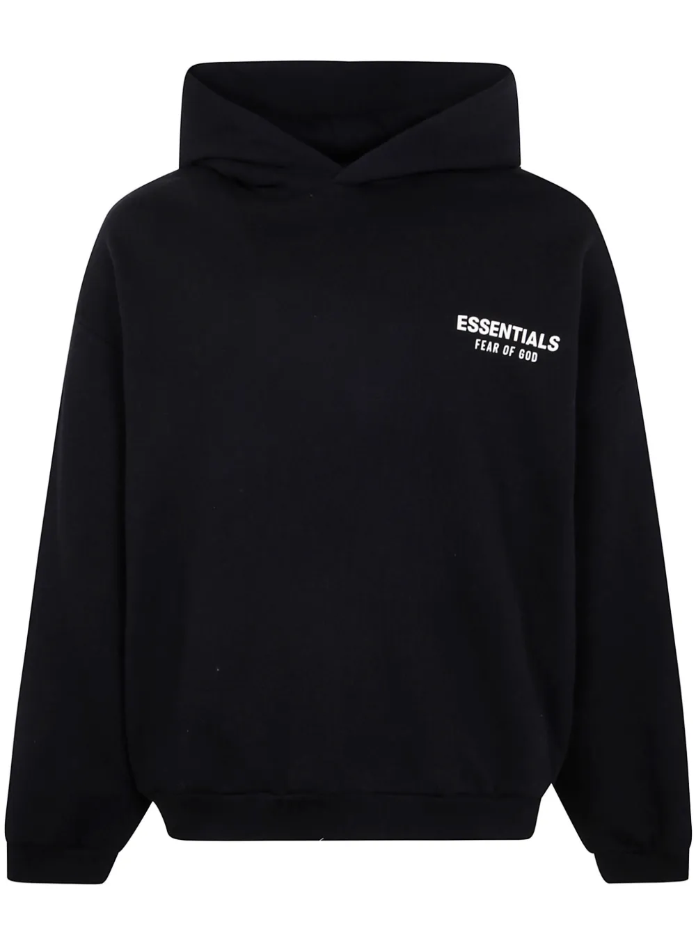 FEAR OF GOD ESSENTIALS logo-print hoodie - Nero