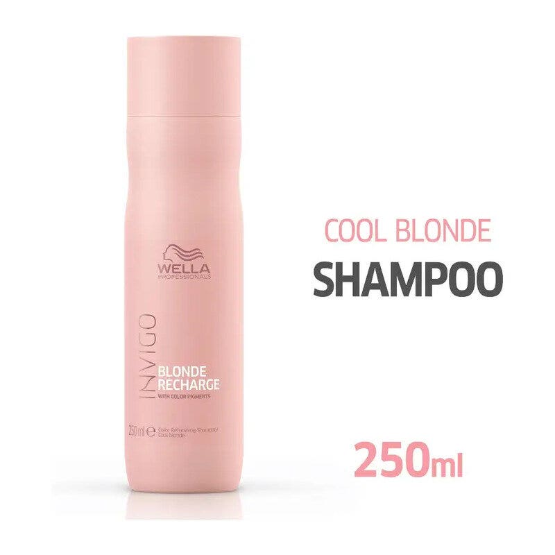 Wella Professionals Invigo Blonde Recharge Shampoo Per Biondi Freddi 250ml