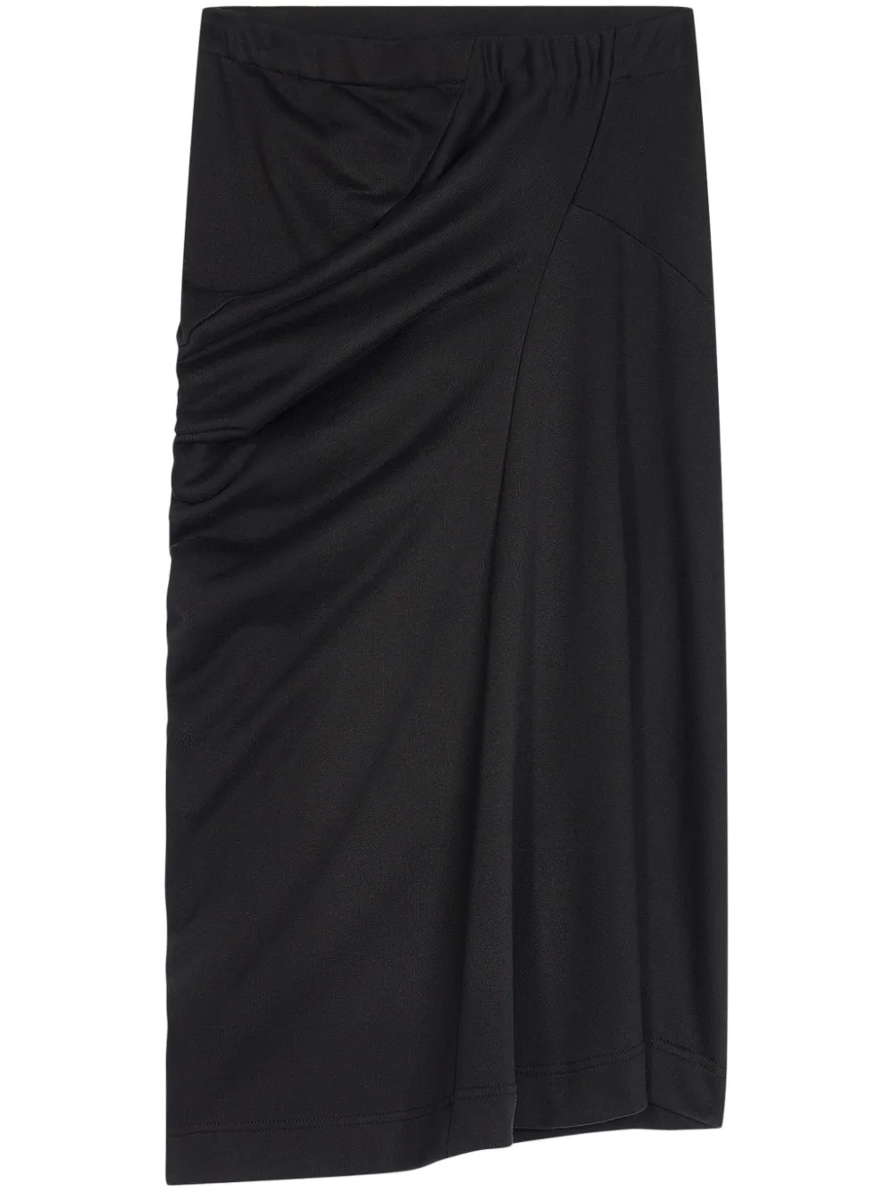 DRIES VAN NOTEN Gonna midi drappeggiata - Nero
