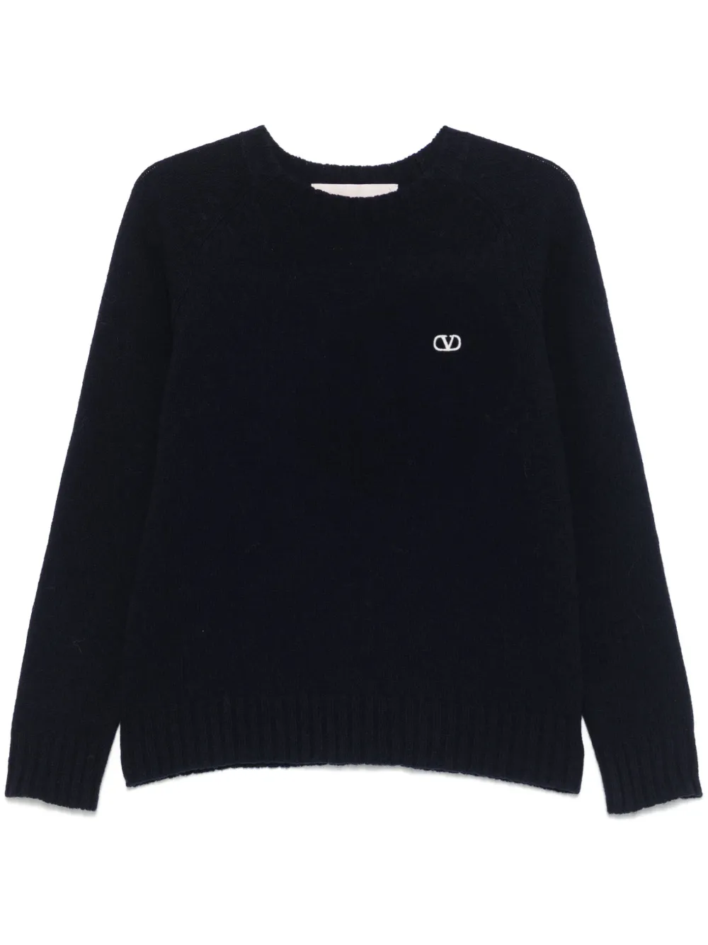 Valentino Garavani Maglione con ricamo VLogo Signature - Blu