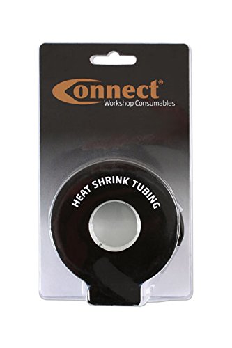 Connect Workshop Consumables 37116 Heat Shrink Tubing On A Roll 9.5Mm 1.22M Roll Black