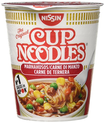 Nissin - Zuppa Di Noodle Al Manzo - 2 Confezioni Da 63 G [126 G]