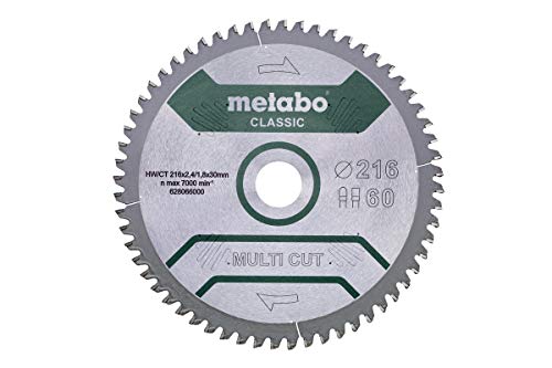 Metabo Werkgmbh 628655000 Multicutclassic 216 X 30 60 Fz/Tz 5°Neg/B
