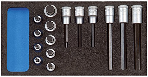 Gedore, 1500 Ct1-In 19 Lkm, Imposta Bit Di Avvitamento 1/2 Pollice A 1/3 Modulo Ct