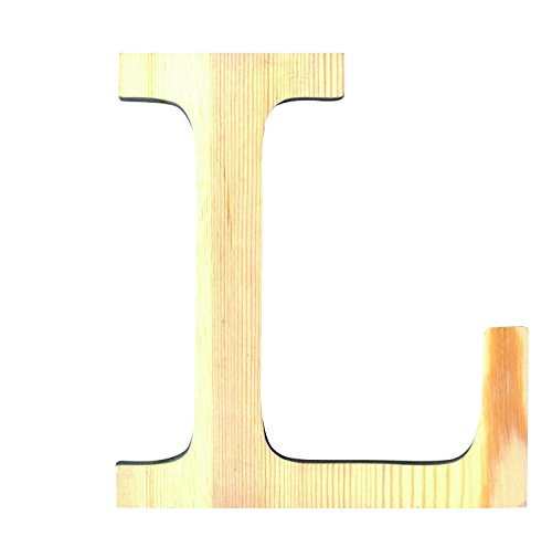 Artemio Lettera L In Legno, 11,5 Cm, Maiuscola, Colore: Beige