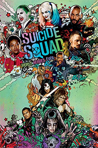 Suicide Squad Nuke Maxi Poster, Multicolore
