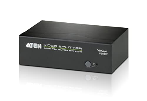 Aten Vs0102 - Splitter Audio Rs-232 Vga 2 Porte