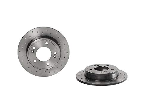 Brembo Xtra 08.C172.2X - Disco Freno Forato Posteriore, Set Di 2