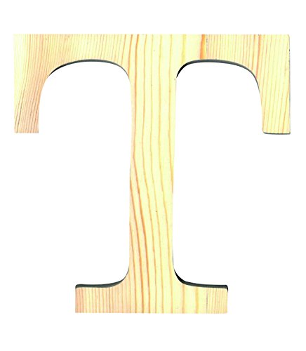 Artemio - 11,5 Cm-Bois-In Lettera Maiuscola T, Colore Beige