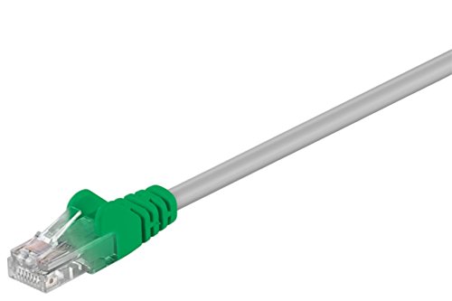 Goobay 68868 Cat 5E Crossover Connection Cable, U/Utp, Grey/Green, 5 M Length