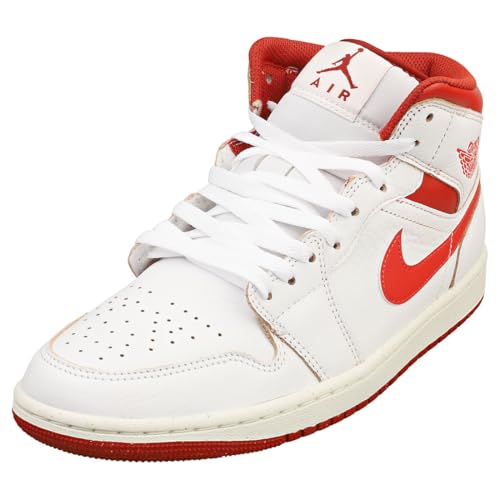 Nike Air Jordan 1 Mid Se, Scarpe Da Ginnastica Uomo, Vela Rossa Aragosta Bianca 160, 45.5 Eu