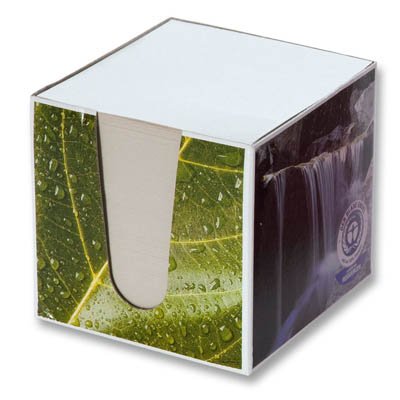 Folia 9914 - Scatola Per Appunti Riciclata, 9 X 9 Cm