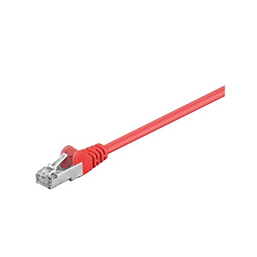 Goobay 50152 Cat 5E Cavo Patch, Rete F/Utp, Rosso, 2M Lunghezza
