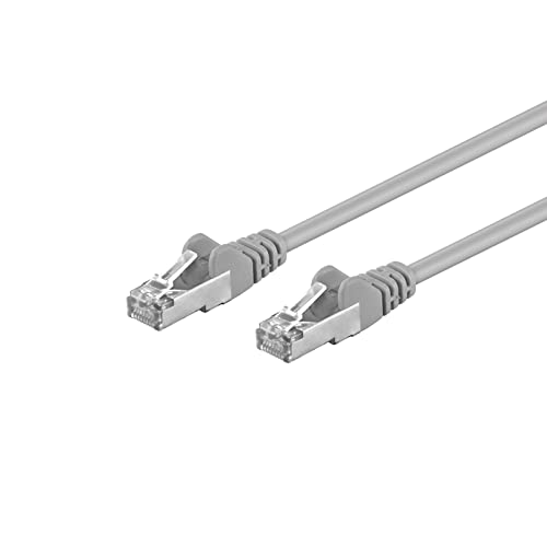 Goobay 50200 Cat 5E Cavo Patch, Rete F/Utp, Grigio, 50M Lunghezza