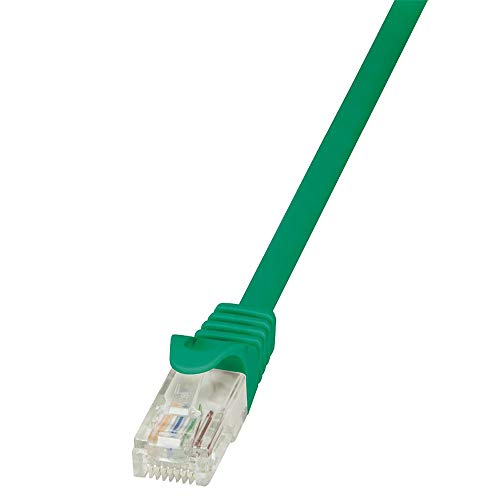 Logilink Cp1035U Cat 5E Patchkabel Rj45-Stecker Auf Rj45-Stecker Cat 5E Utp 1.00M Grün