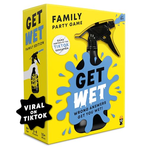Scatena Il Divertimento Con I Nostri Giochi Per Famiglie Get Wet Per Bambini E Adulti - Divertente Gioco A Quiz Per La Notte Di Gioco In Famiglia - Il