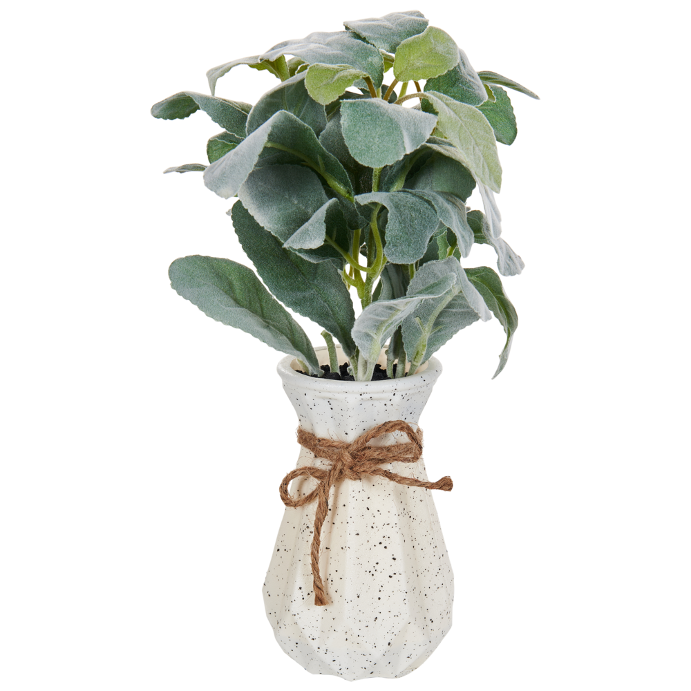 Pianta artificiale in vaso verde materia sintetica 30 cm pianta accessorio decorativo per interni