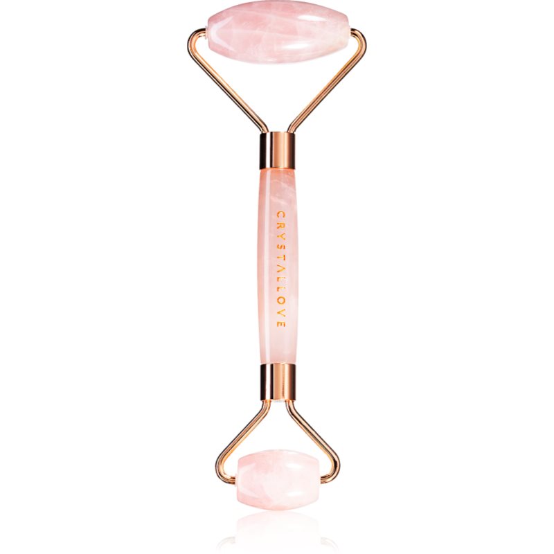 Crystallove Rose Quartz Roller Rullo Per Massaggi Per Il Viso 1 Pz