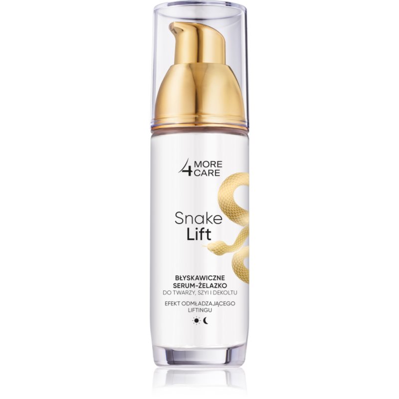More4Care Snake Lift Siero Liftante Viso Per Viso, Collo E Décolleté 35 Ml