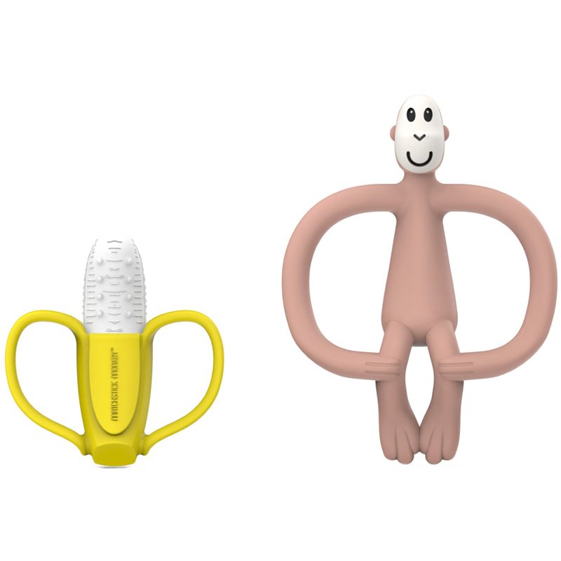Matchstick Monkey Banana Soother & Monkey Teether Confezione Regalo Per Bambini 1 Pz