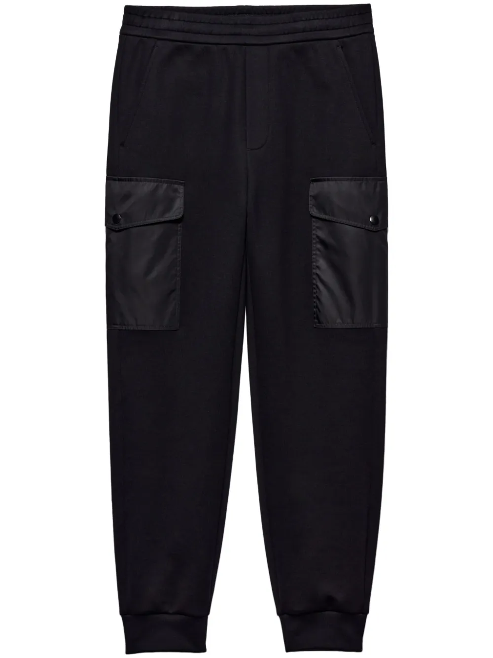 Prada Re-Nylon-detail cotton track pants - Nero
