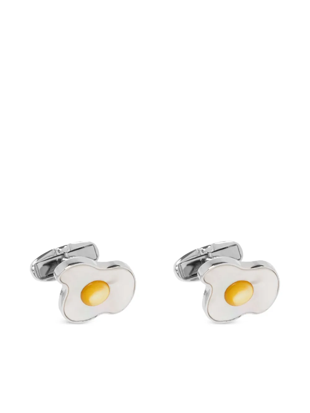 Paul Smith Fried Egg cufflinks - Argento