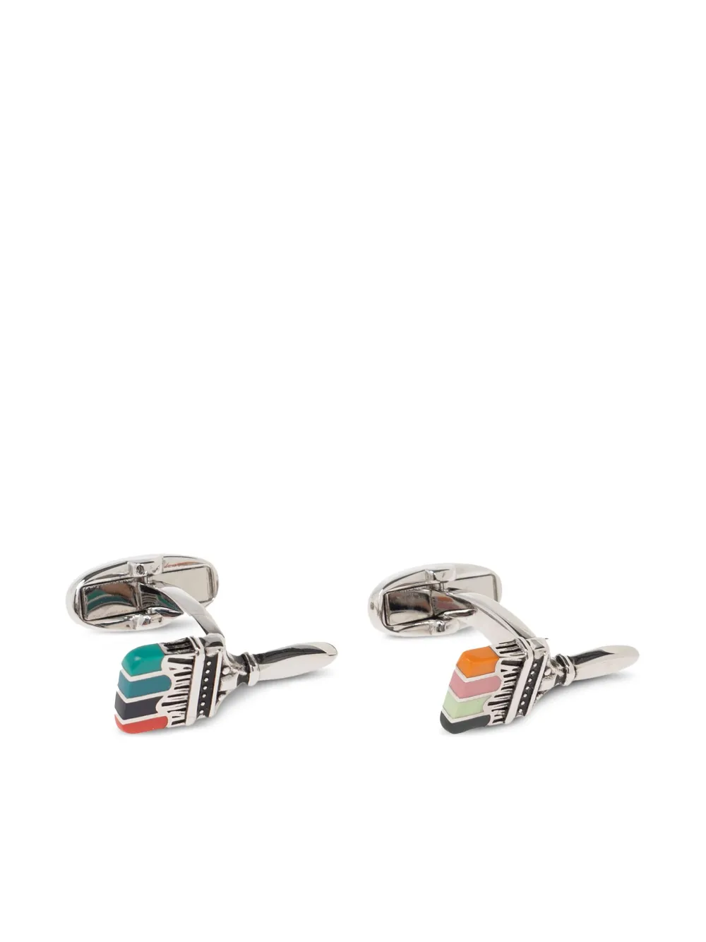 Paul Smith Paint Brush cufflinks - Argento