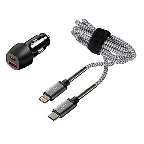 Lampa 38712 Kit 2 In 1 Lightning Pro - Power Delivery - Qualcomm Quick Charge 3.0-12/24V