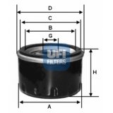Ufi Filters 23.477.00 Filtro Olio Motore Per Auto