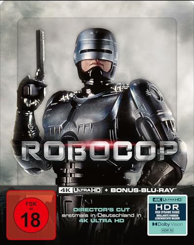 Robocop (Director'S Cut) - 2-Disc Limited Steelbook (4K Ultra Hd) (+ Bonus-Blu-Ray)