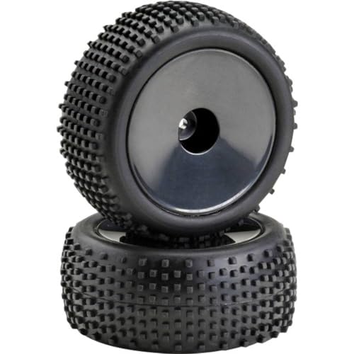 Absima 1:10 Buggy - Ruota Completa Pin Line Disk, Colore: Nero