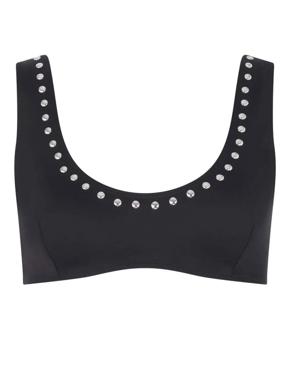 Let's Swim studded bikini top - Nero