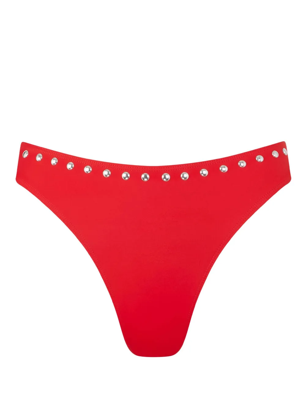Let's Swim studded bikini bottoms - Rosso
