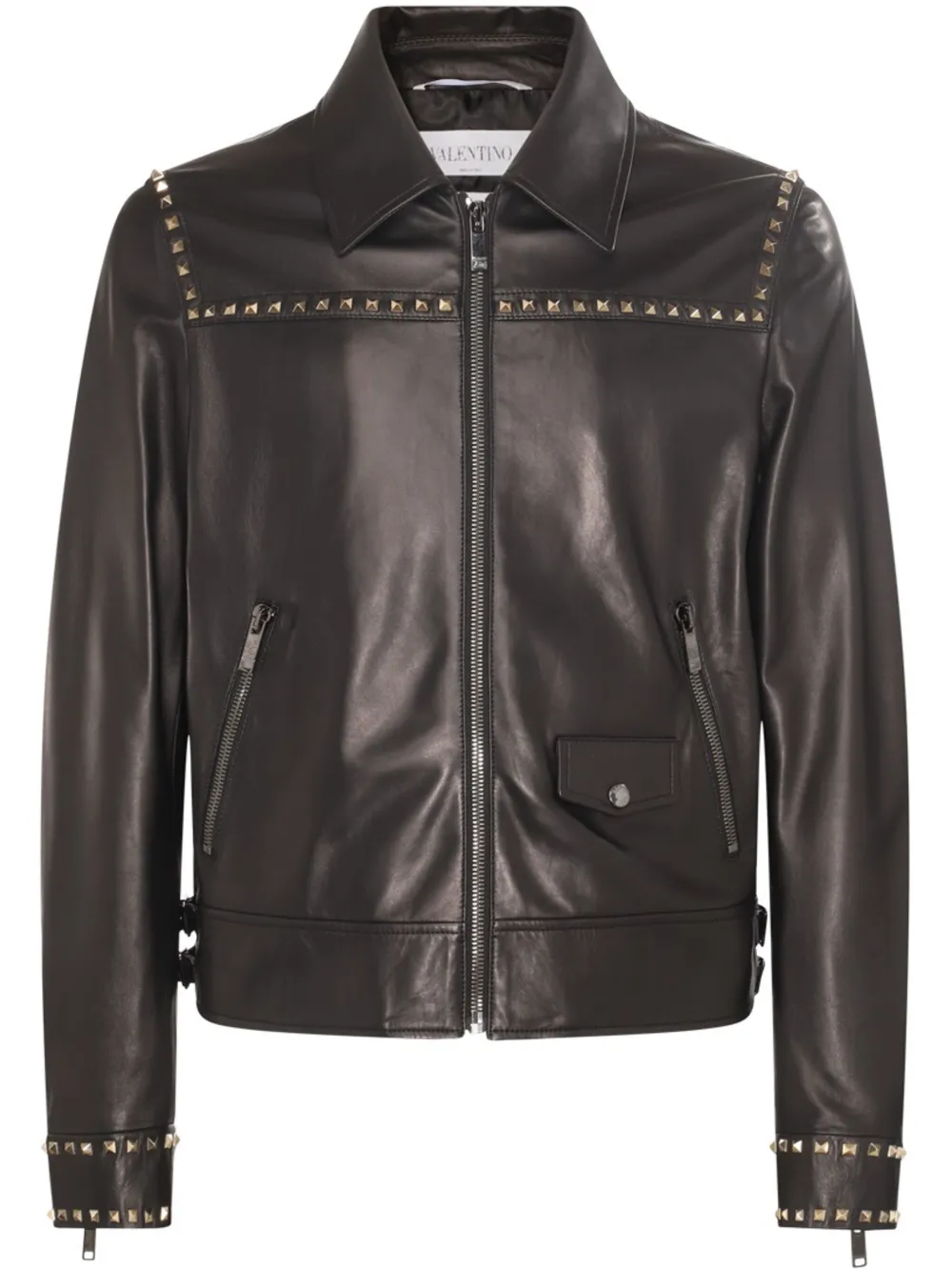 Valentino Garavani leather jacket - Nero