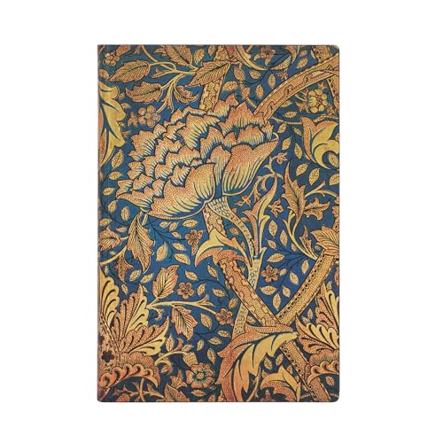 Paperblanks | Morris Danza Del Vento | Flexi A Copertina Morbida | Mini | Righe: Flexi Softcover, 80 Gsm, Ribbon Marker, Memento Pouch, Book Edge Prin