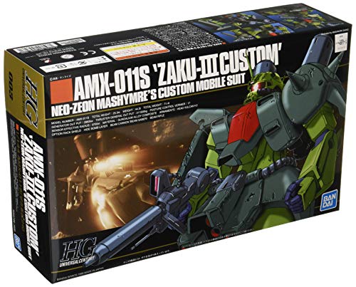 Bandai Amx-011 Zaku Iii Custom (Hguc) (Gundam Model Kits)