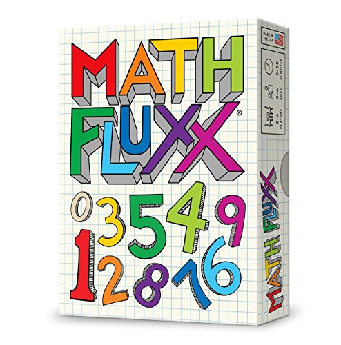 Looney Labs , Math Fluxx , Board Game , Ages 8+ , 2-6 Players , 5-30 Minutes Playing Time