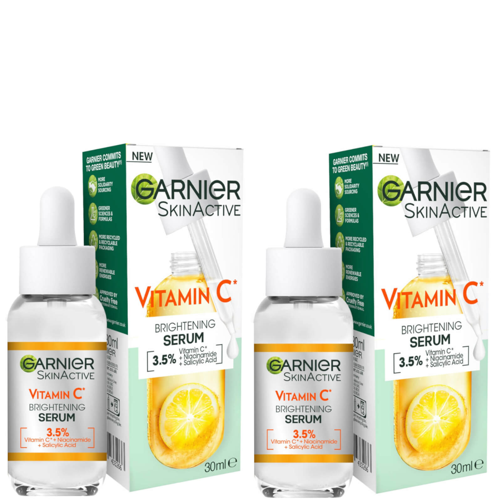Garnier Vitamin C Brightening and Anti Dark Spot Serum Duo