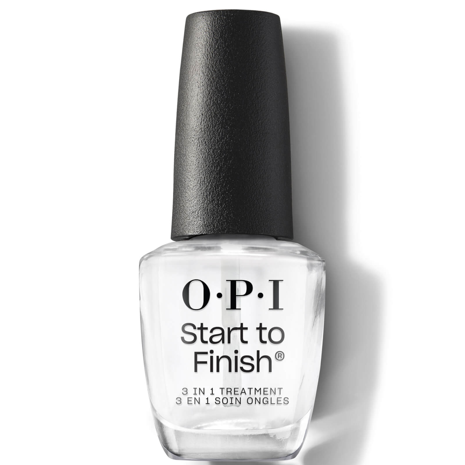 OPI Start to Finish 3-in-1 Treatment - Base Coat - Top Coat - Nail Strengthener 15ml