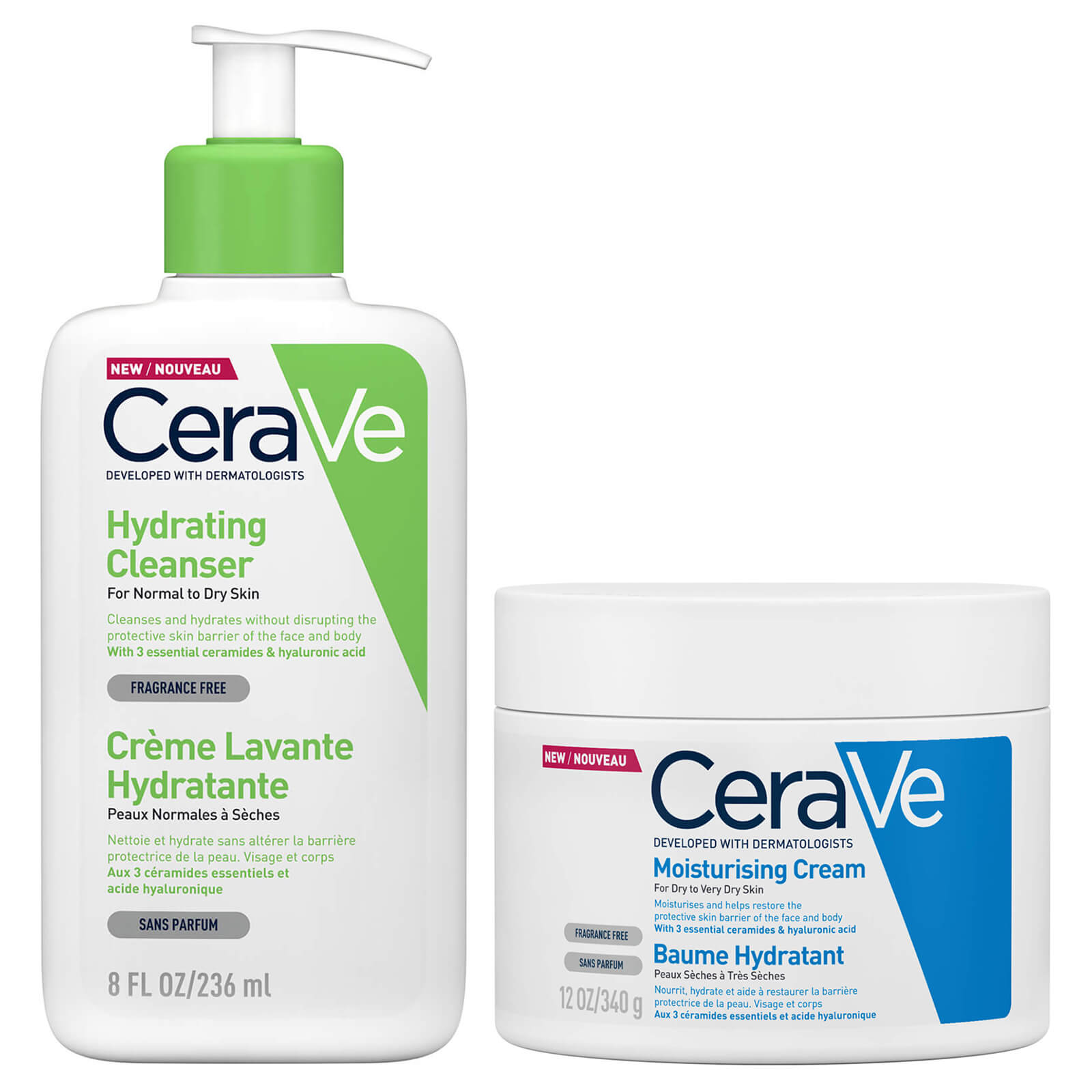 CeraVe Bundle Viso e Corpo Pelle Secca a Molto Secca