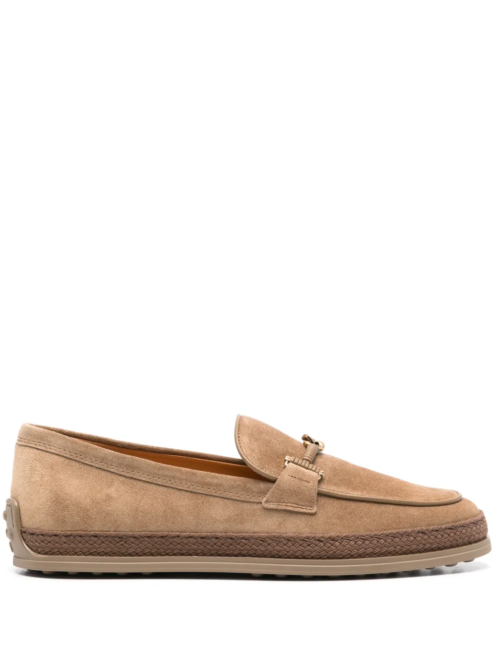 Tod's suede loafers - Marrone