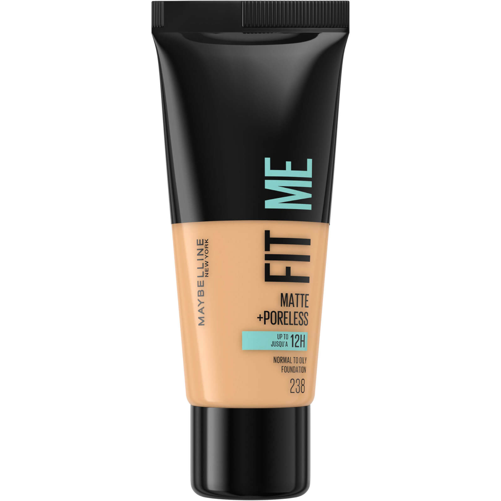 Maybelline Fit Me! Matte and Poreless fondotinta liquido opacizzante 30 ml (varie tonalità) - 238 Rich Tan