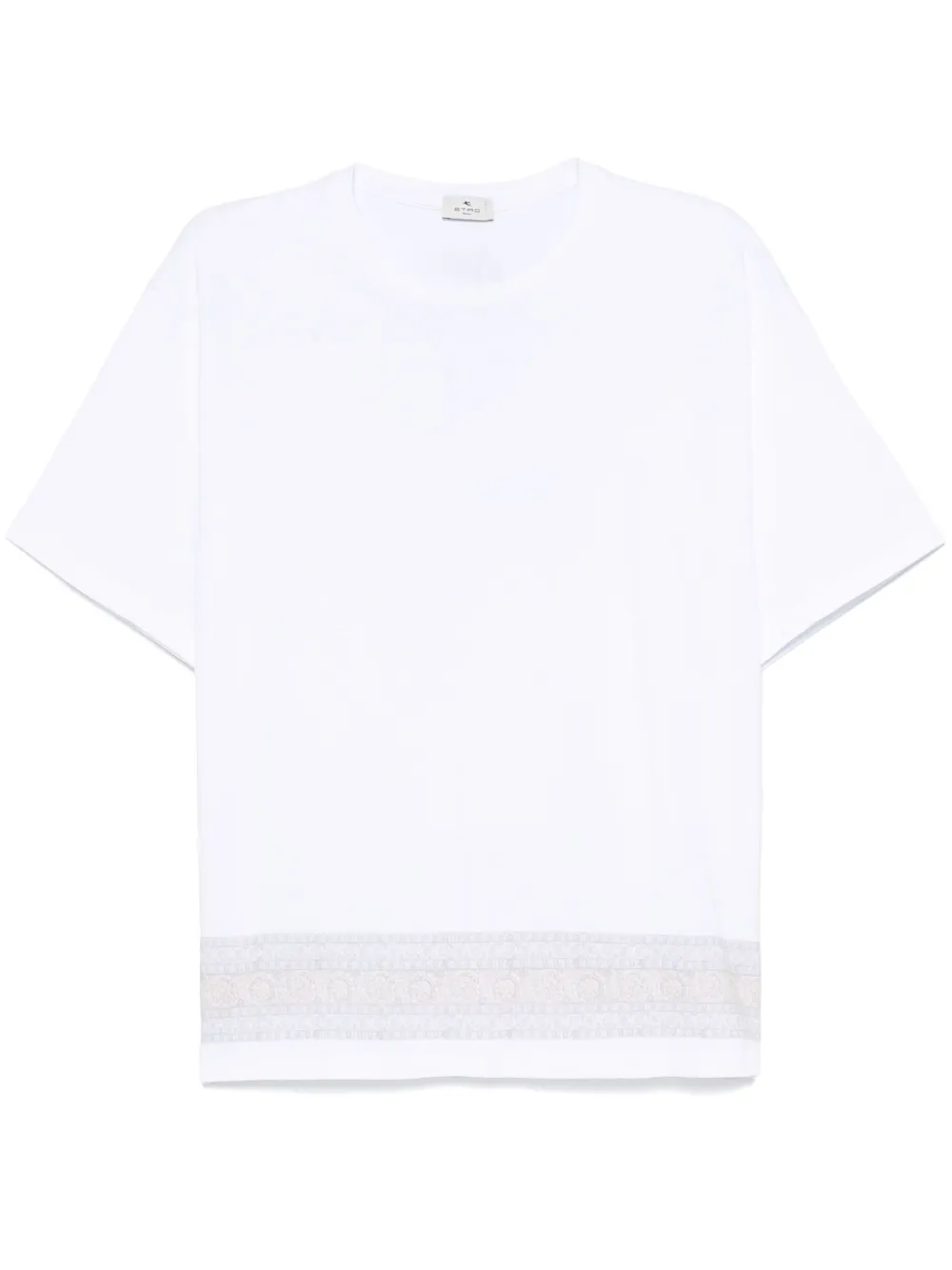 ETRO paisley-print T-shirt - Bianco